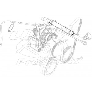 12558125  -  Hose - Oil Filler Tube